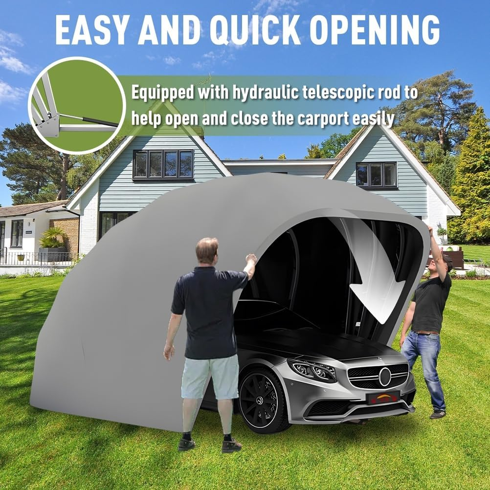 Semi-Automatic Retractable Carport