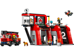 Fire Station with Fire Truck