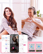 LOVENSE Lush 2 G Spot Vibrator with App Remote Control, Long Distance Vibrator, Wearable Sex Toy for Women, Adult Sex Toys with 10000+ Custom Vibration Modes