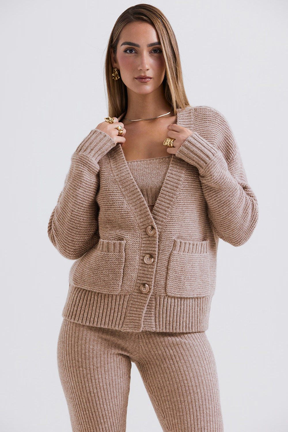 Natural wool clothing set