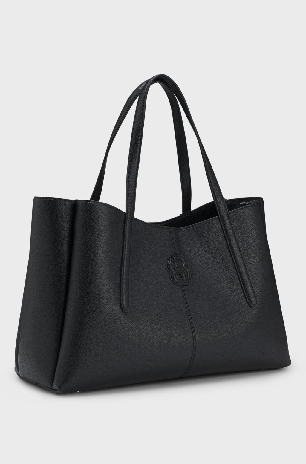 Tote bag with padded Double B monogram